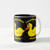 イエローダックマグ ツートーンマグカップ (正面右)