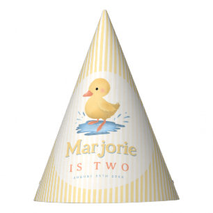 イエローダック こども プールパーティー 誕生日 パーティーハット