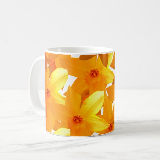 イエローダッフォジルクラシックフローラマグ コーヒーマグカップ (正面左)
