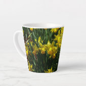 イエローダッフォジルスアイチーリー春の花 カフェラテマグ (左アングル)