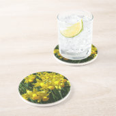 イエローダッフォジルスアイチーリー春の花 コースター (側面)