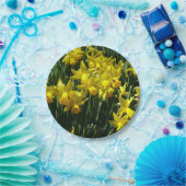 イエローダッフォジルスアイチーリー春の花 ペーパープレート (パーティー)