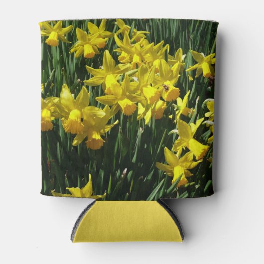 イエローダッフォジルスアイチーリー春の花 缶クーラー (正面)