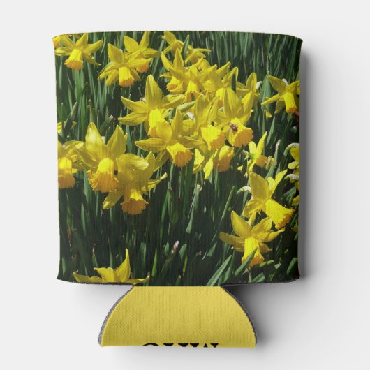 イエローダッフォジルスアイチーリー春の花 缶クーラー (裏面)