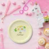 イエローダッフォジルスパーソナライズされた春の結婚式 ペーパープレート (パーティー)