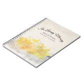 イエローダッフォジルズお祝いの生活葬式 ノートブック (左側)