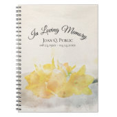 イエローダッフォジルズお祝いの生活葬式 ノートブック (正面)