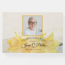 イエローダッフォディルお祝いメモリアル ゲストブック