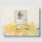 イエローダッフォディルお祝いメモリアル ゲストブック (正面)