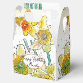 イエローダッフォディルダッフォディルフラワー誕生日ウィメンズ フェイバーボックス (オープン)