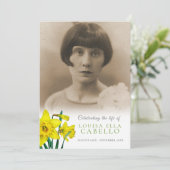 イエローダッフォディル葬儀プログラム プログラム (スタンド正面)