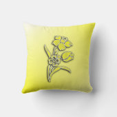 イエローダッフォディル クッション (裏面)