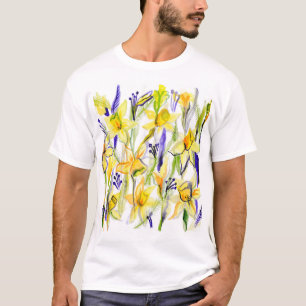イエローダフォジルスウォーターイラストレーション Tシャツ