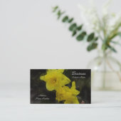 イエローダフォジルフローラ印象派絵画の 名刺 (スタンド正面)