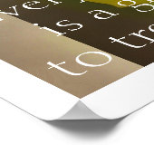 イエローダフォジル抽象芸術 ポスター (角)