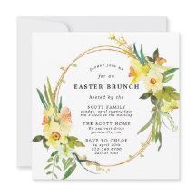 イエローダフォディルイースターブランチ広場