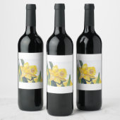 イエローダフォディルオンナンタケット ワインラベル (ボトル)