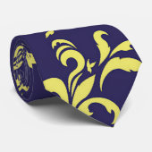 イエローダマスクブルー ネクタイ (ロール)