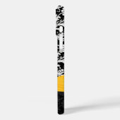 イエローダマスク印刷ラインフェイクストーン Case-Mate iPhoneケース (裏面 / 左)