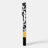 イエローダマスク印刷ラインフェイクストーン Case-Mate iPhoneケース (裏面 / 左)