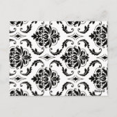 イエローダマスク ウェディング テーブル ナンバー カード (裏面)