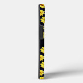 イエローダリアエレガントフラワーモノグラム Case-Mate iPhoneケース (裏面 / 右)