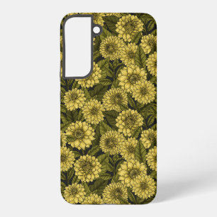 イエローダリアガーデン SAMSUNG GALAXY S22+ケース