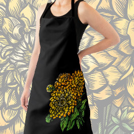 イエローダリアスフローラエプロン エプロン