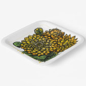 イエローダリアスフローラ ペーパープレート (傾斜あり)