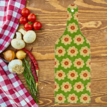 イエローダリアフローラルパターンオングリーン