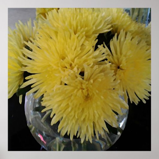 イエローダリア絵画ス ポスター (正面)