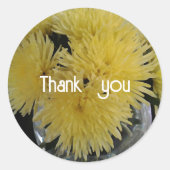 イエローダリア – ありがとう ラウンドシール (正面)