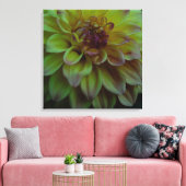 イエローダリア キャンバスプリント (インサイチュ (リビング))