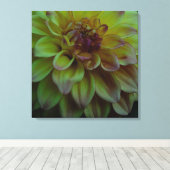 イエローダリア キャンバスプリント (インサイチュ (ウッドフロア))