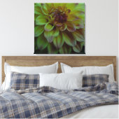 イエローダリア キャンバスプリント (インサイチュ (寝室))