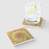 イエローダリア ストーンコースター (横)