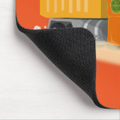 イエローダンプトラックの漫画子供へ マウスパッド (コーナー)