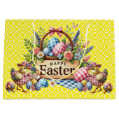 イエローチックイースター ラージペーパーバッグ (正面)