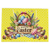 イエローチックイースター ラージペーパーバッグ (裏面)