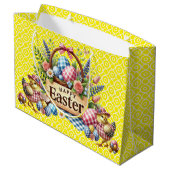 イエローチックイースター ラージペーパーバッグ (裏面アングル)