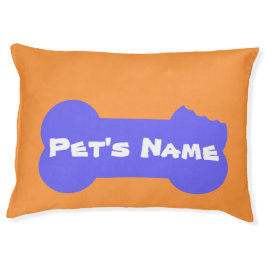 イエローチャイパーソナライズされたドボーンラージドッグベッド4 ペットベッド