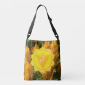 イエローチャクラカスタムオールオーバープリントクロス体バッグ クロスボディバッグ (裏面)