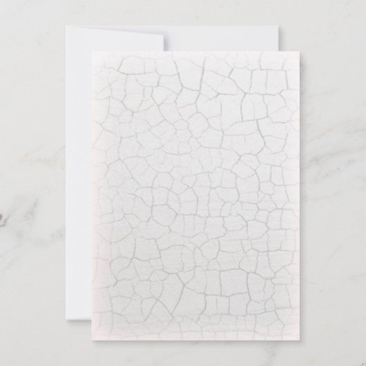 イエローチューリップオンクラックル絵を描ブライダルシャワー 招待状 (裏面)