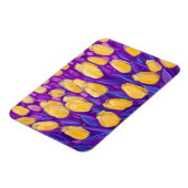 イエローチューリップフィールド春の花絵画フローラ マグネット (左側)