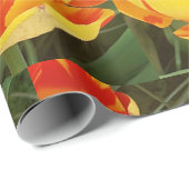 イエローチューリップラッピング紙 ラッピングペーパー (ロールコーナー)