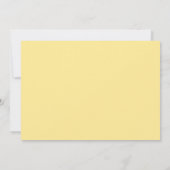 イエローチューリップ春フローラブライダルシャワー 招待状 (裏面)