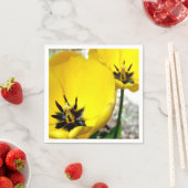 イエローチューリップ紙ナプキンス スタンダードカクテルナプキン (インサイチュ)