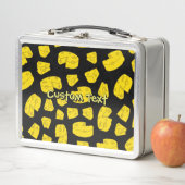 イエローチーズパターンメタルランチボックス メタルランチボックス (インサイチュ)