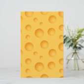 イエローチーズパターン 便箋 (スタンド正面)