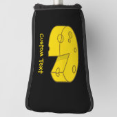 イエローチーズ ゴルフヘッドカバー (回転90)